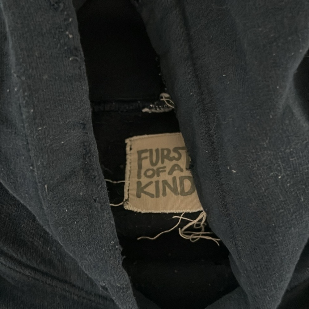 Furst of a Kind Unisex Reworked Vintage Unique North Carolina University Hoodie - Picture 5 of 6